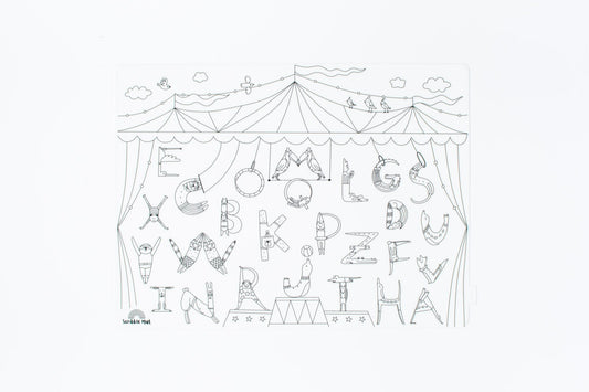 Alphabet Acrobats Reusable Scribble Mat