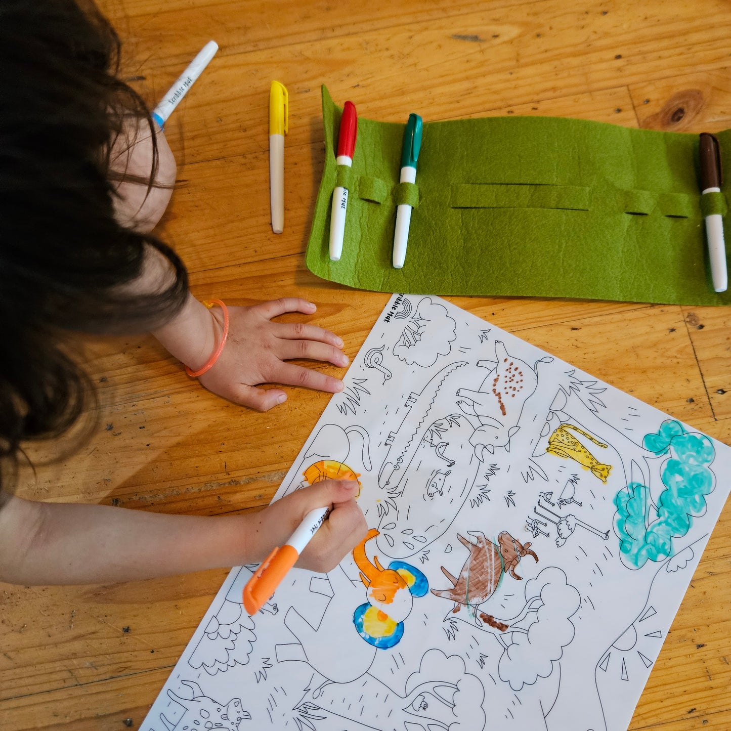 Going on Safari Reusable Scribble Mat
