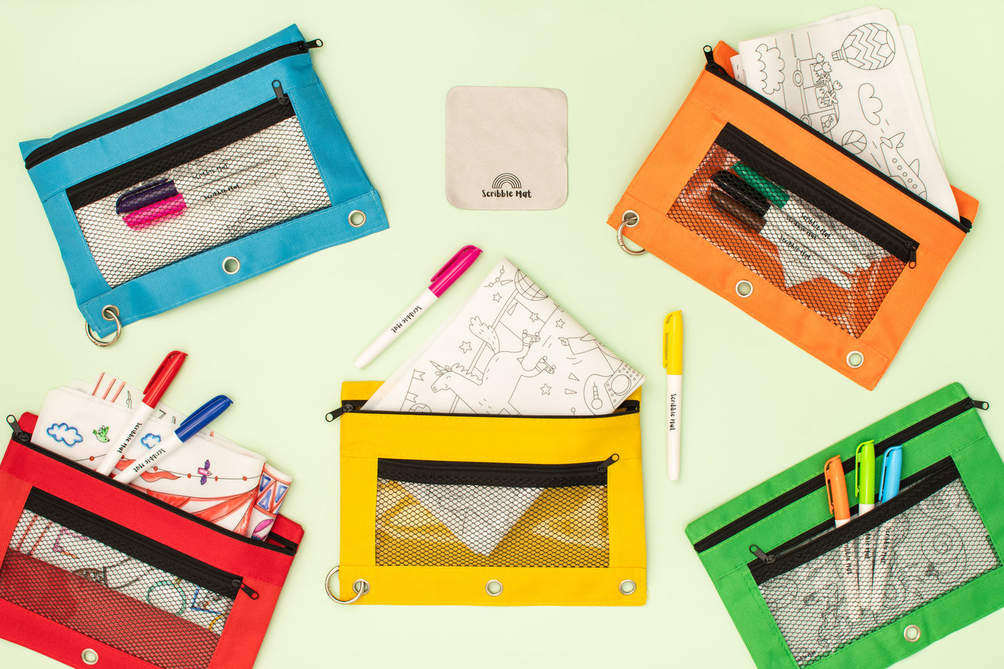 Alphabet Acrobats Reusable Scribble Mat