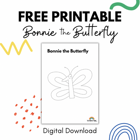 Printable - Bonnie the Butterfly - FREE Digital Download