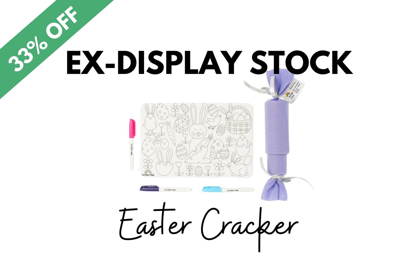 *EX-DISPLAY STOCK* Easter Cracker Reusable Scribble Mat
