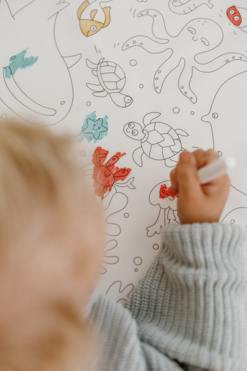 Under the Sea Reusable Scribble Mat