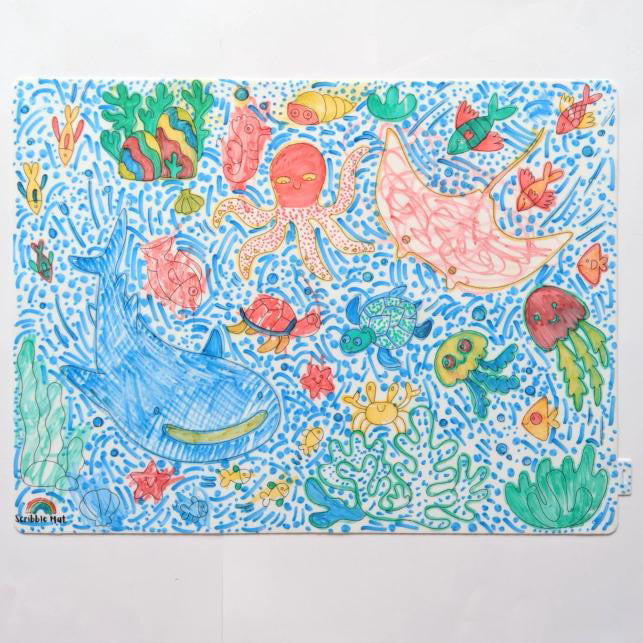 Under the Sea Reusable Scribble Mat
