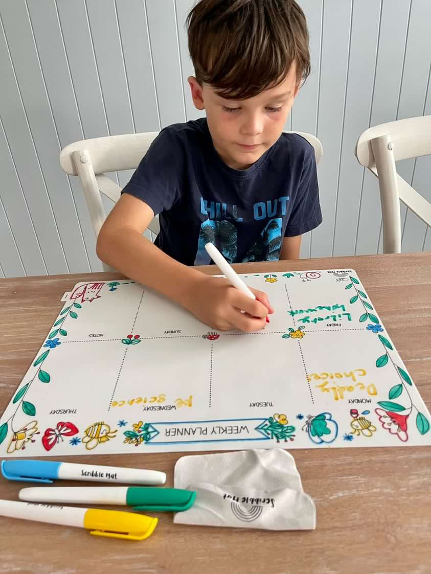 Weekly Planner Reusable Mat