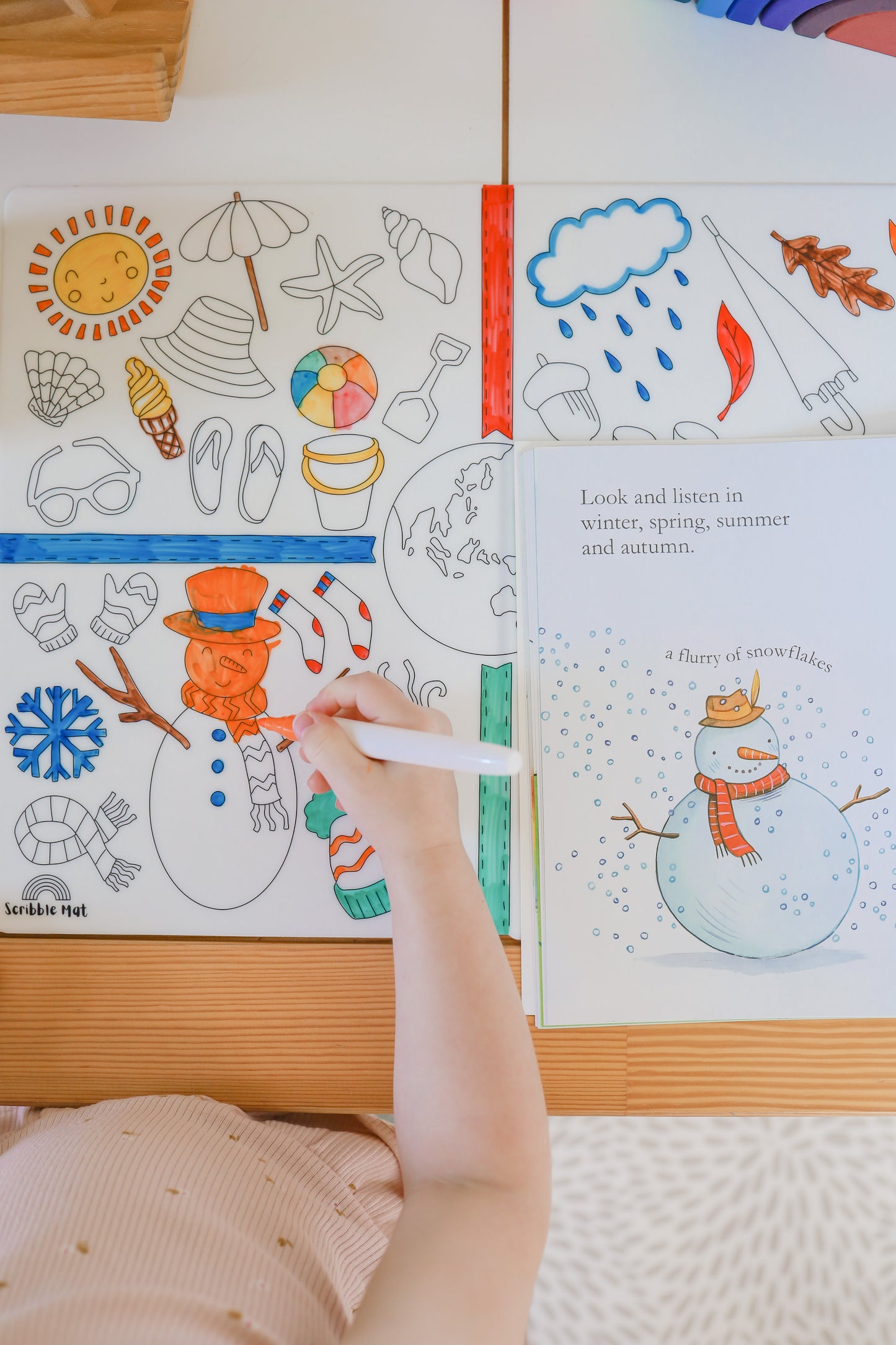 Seasons Reusable Scribble Mat