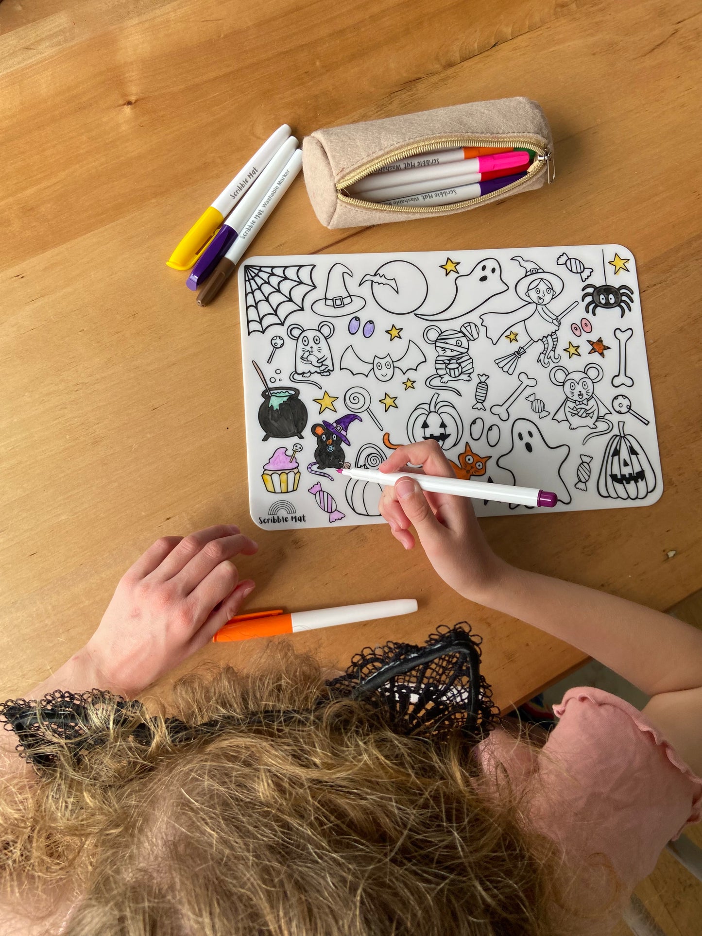 Halloween Cracker Reusable Scribble Mat