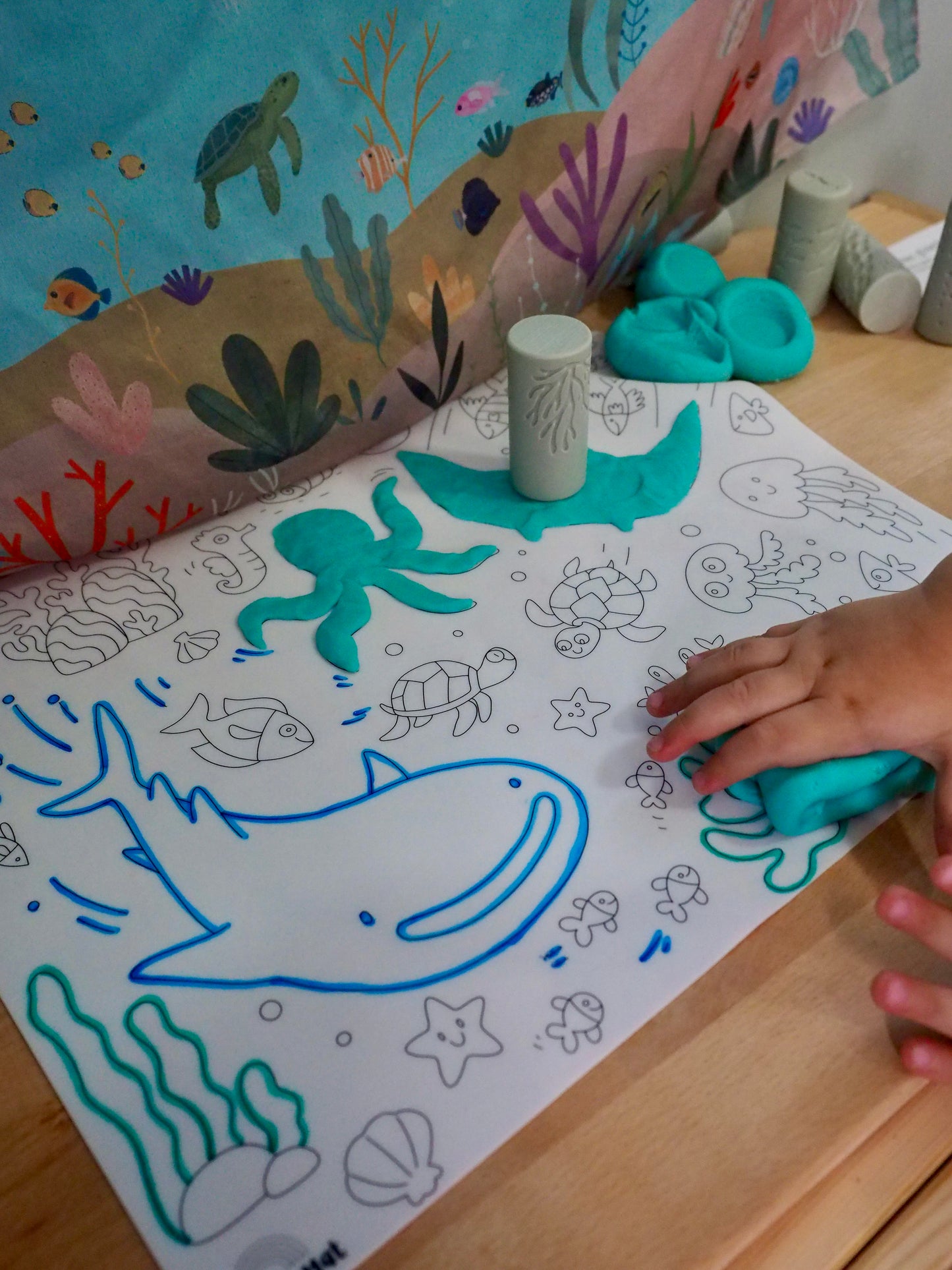 Under the Sea Reusable Scribble Mat