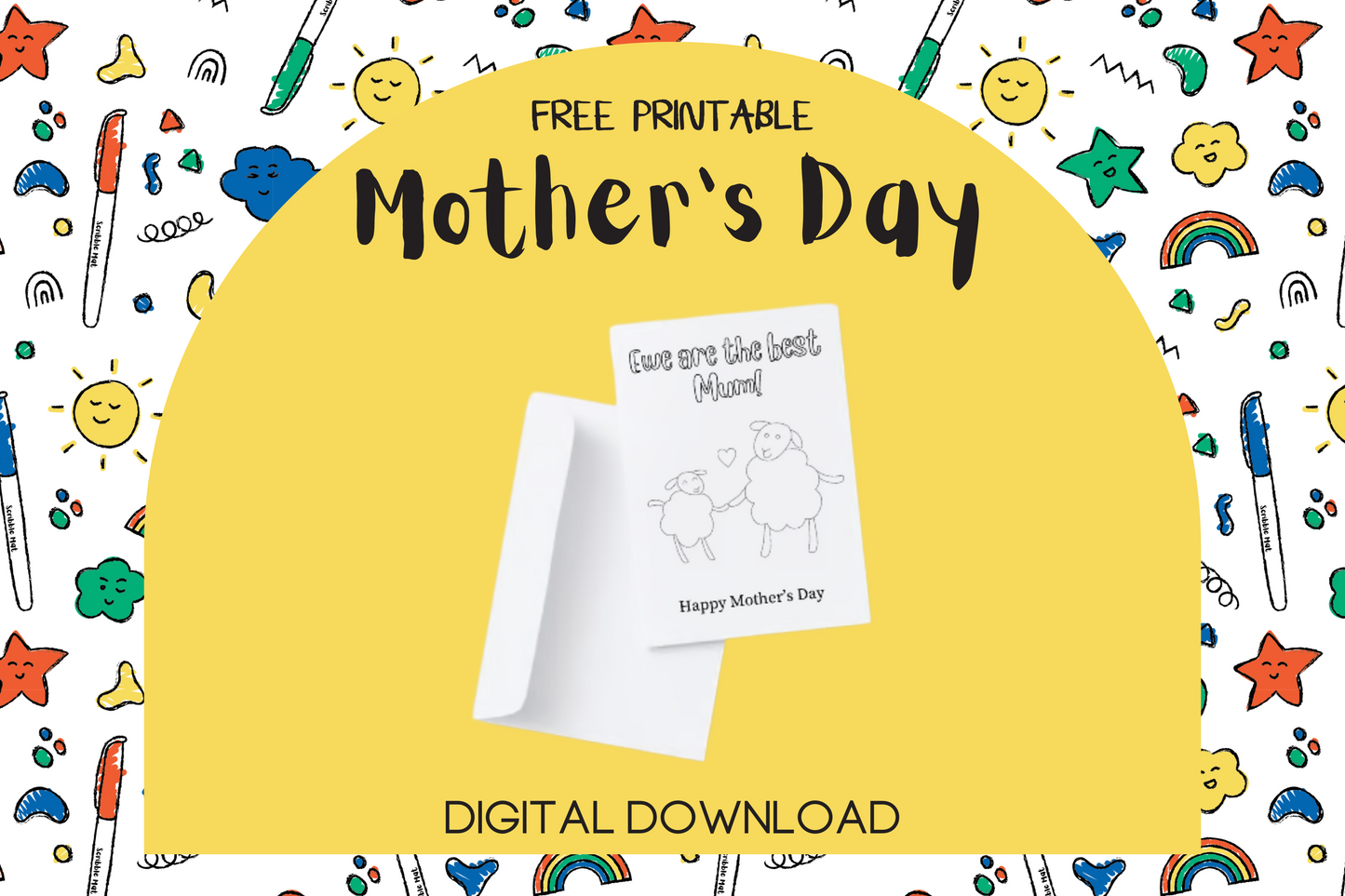 Printable - Mother's Day Card - FREE Digital Download