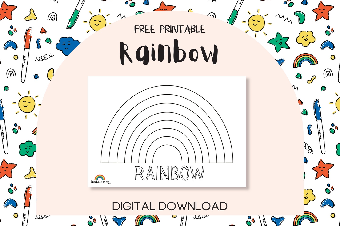 Printable - Rainbow - FREE Digital Download