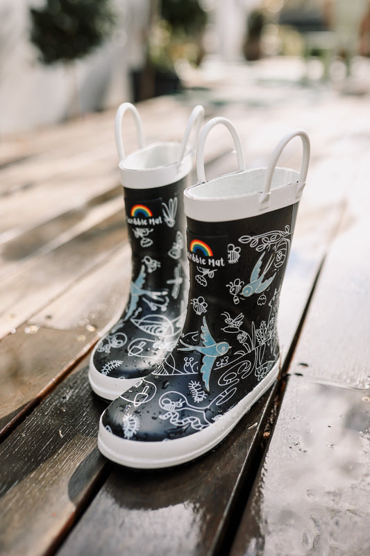 * EX-DISPLAY STOCK * Magic Colour Changing Gumboots