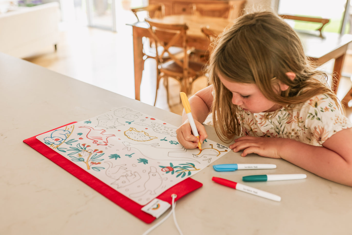Baby Australian Animals Reusable Scribble Mat
