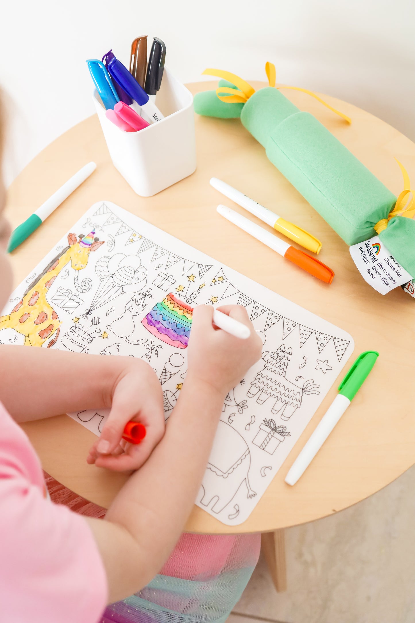 Birthday Cracker Reusable Scribble Mat