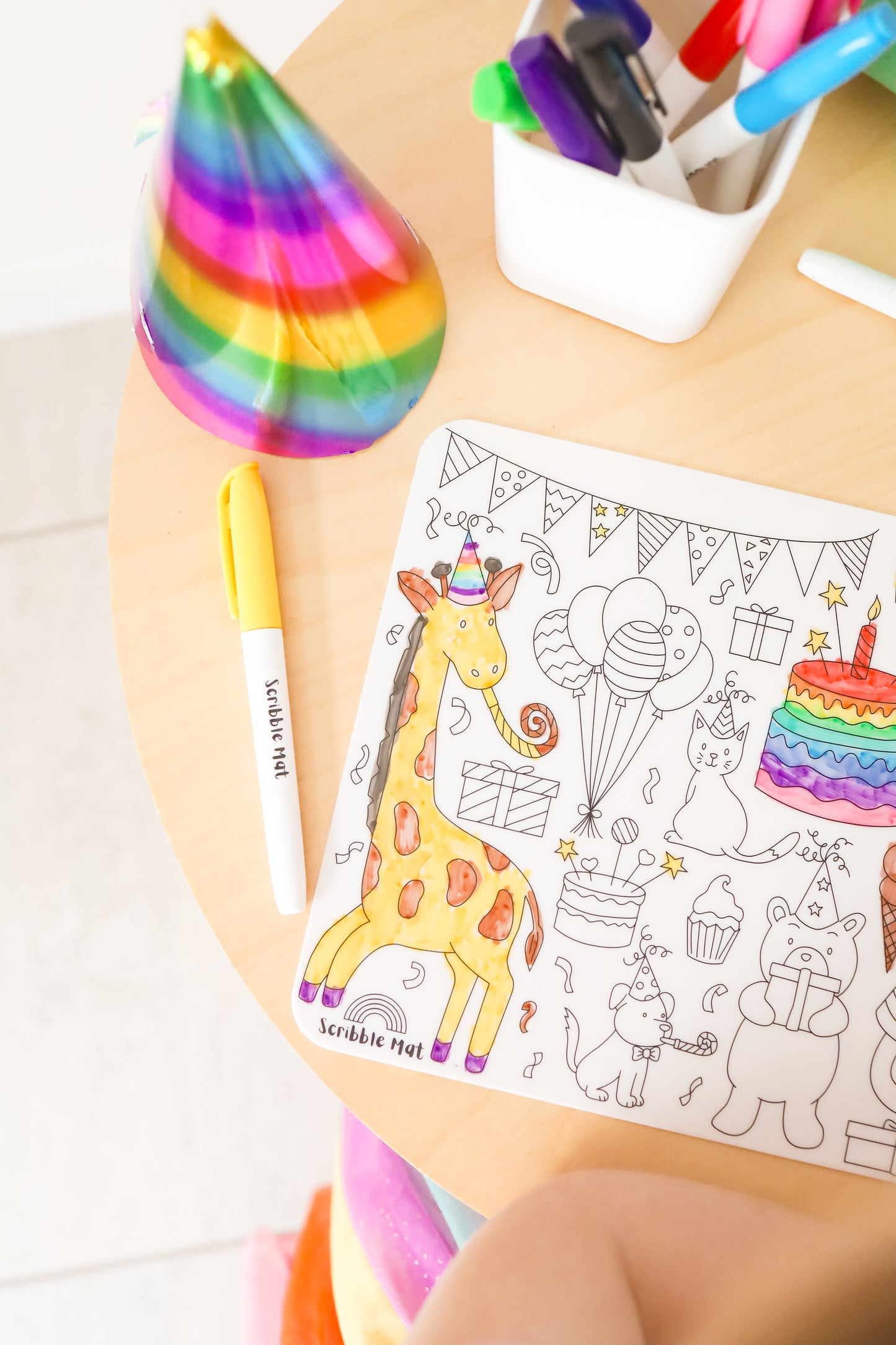 Birthday Cracker Reusable Scribble Mat