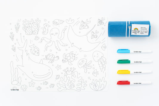 Under the Sea Reusable Scribble Mat