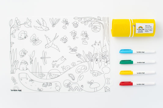 In The Garden Reusable Scribble Mat
