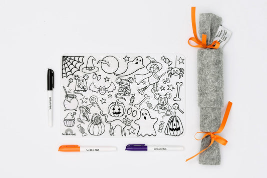 Halloween Cracker Reusable Scribble Mat