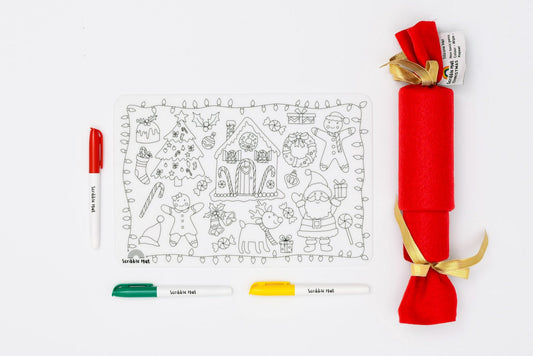 Christmas Cracker Reusable Scribble Mat