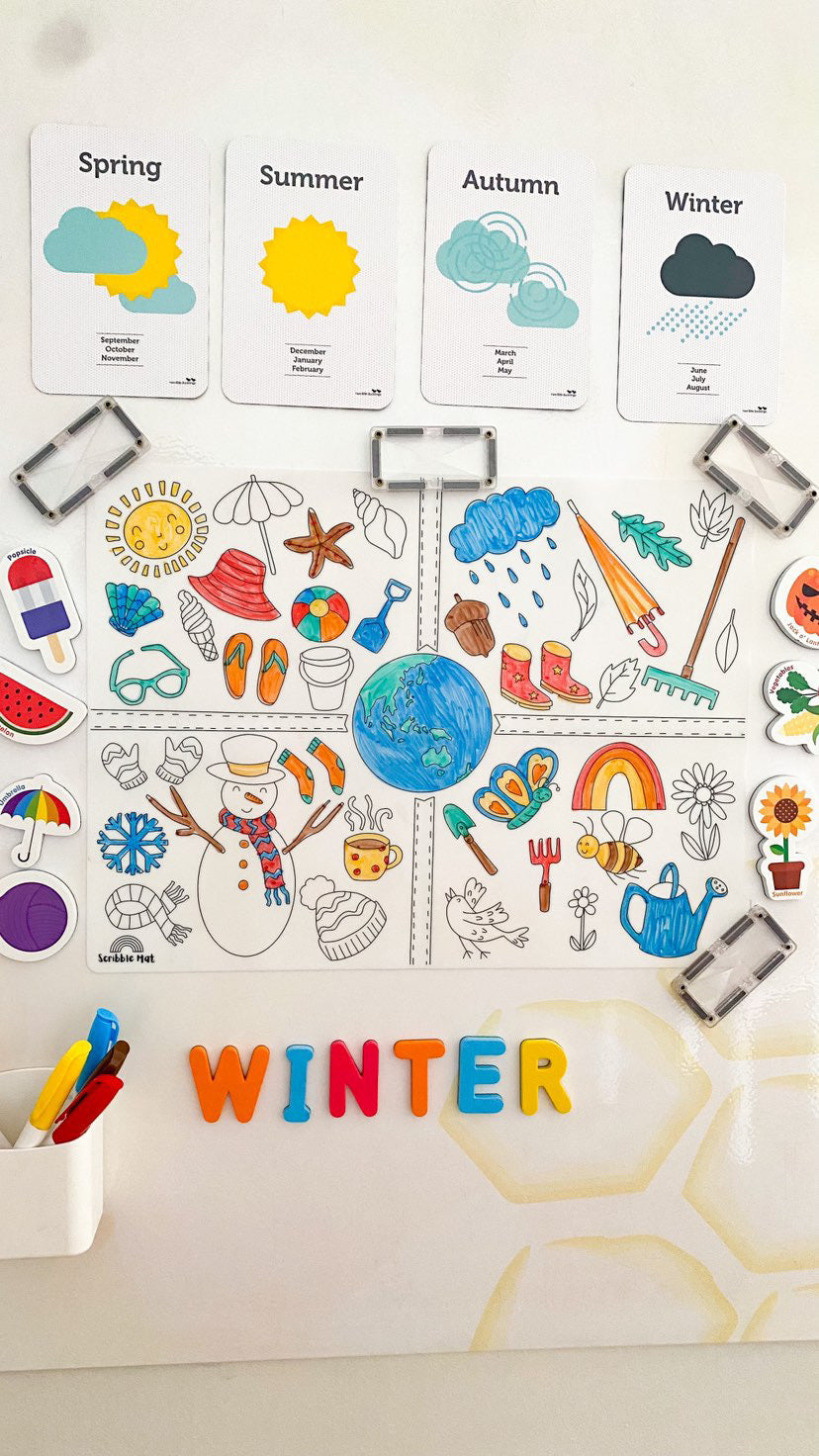 Seasons Reusable Scribble Mat