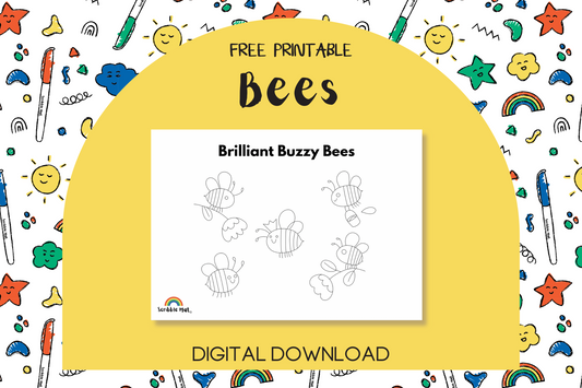 Printable - Brilliant Buzzy Bees - FREE Digital Download