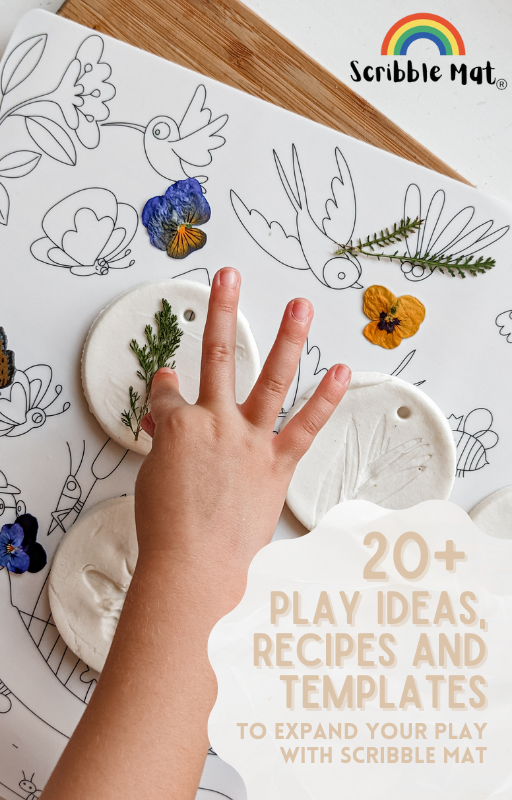 eBook - 20+ Play Ideas, Recipes & Templates to Expand your Play with Scribble Mat