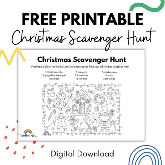 Printable - Christmas Scavenger Hunt - FREE Digital Download