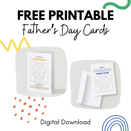 Printable - Father's Day Cards - FREE Digital Download
