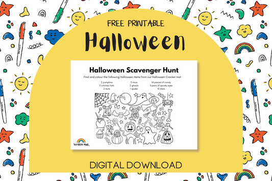 Printable - Halloween Scavenger Hunt - FREE Digital Download