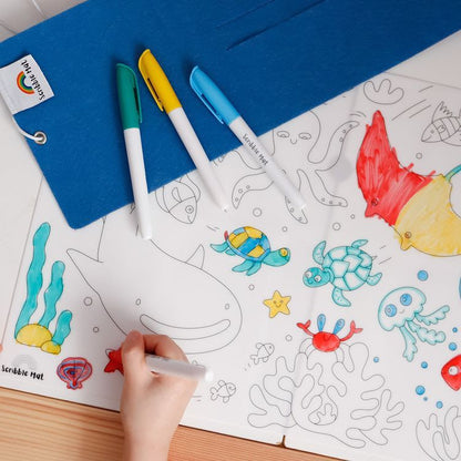 Under the Sea Reusable Scribble Mat