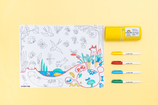In The Garden Reusable Scribble Mat