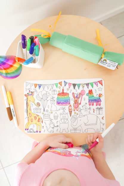Birthday Cracker Reusable Scribble Mat