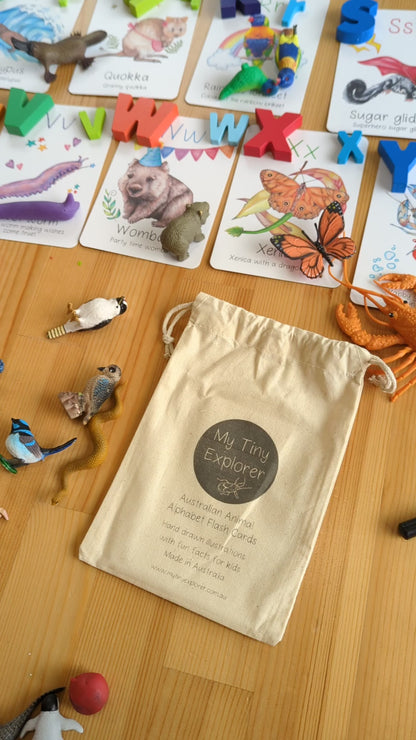 Australian Animal Alphabet Flash Cards