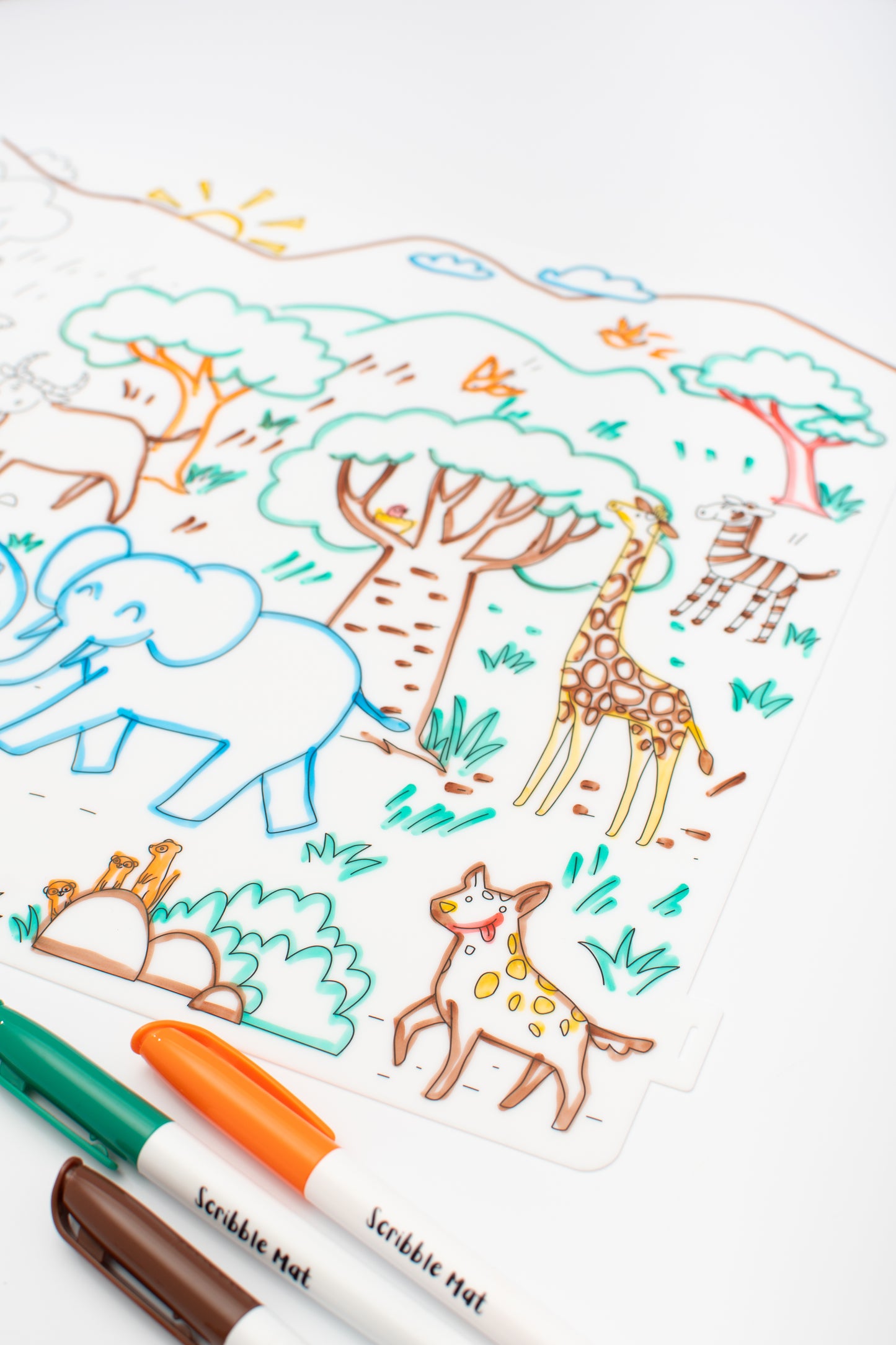 PREORDER (Posted March) Going on Safari Reusable Scribble Mat